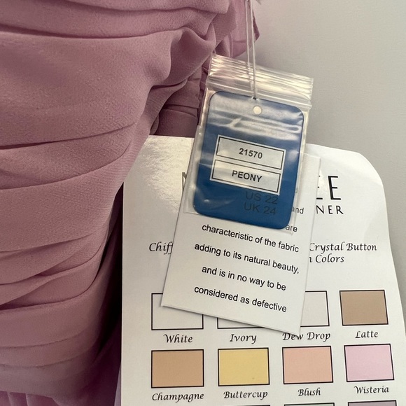 Morilee Madison Gardner Chiffon dress with zipper - Picture 3 of 15